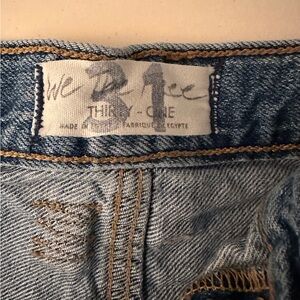 Free People jean shorts size 31